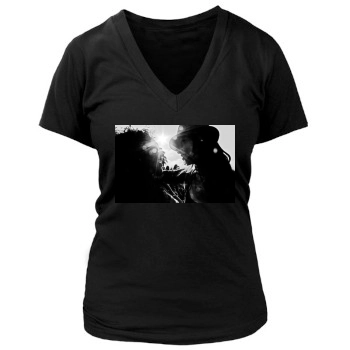 Olivia Wilde Women's Deep V-Neck TShirt