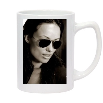 Olivia Wilde 14oz White Statesman Mug