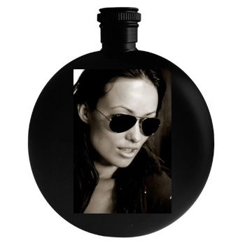 Olivia Wilde Round Flask