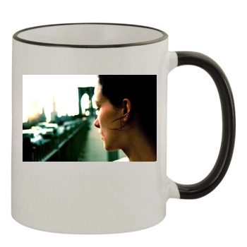 Olivia Wilde 11oz Colored Rim & Handle Mug