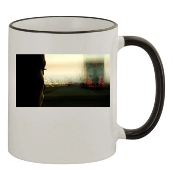 Olivia Wilde 11oz Colored Rim & Handle Mug