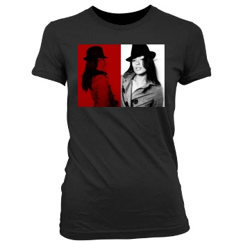 Olivia Wilde Women's Junior Cut Crewneck T-Shirt