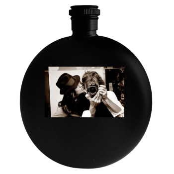 Olivia Wilde Round Flask