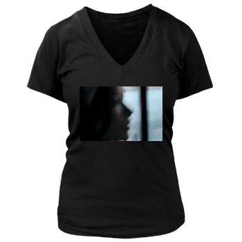 Olivia Wilde Women's Deep V-Neck TShirt