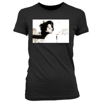 Olivia Wilde Women's Junior Cut Crewneck T-Shirt