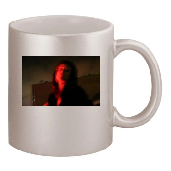 Olivia Wilde 11oz Metallic Silver Mug