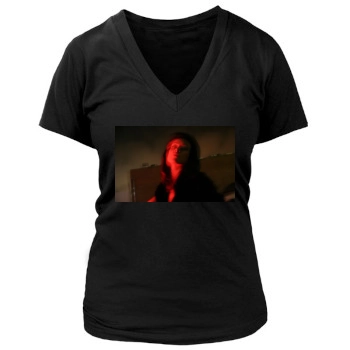 Olivia Wilde Women's Deep V-Neck TShirt