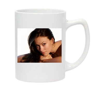 Olivia Wilde 14oz White Statesman Mug