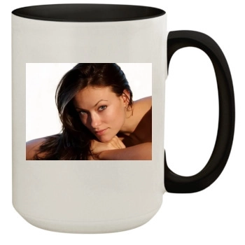 Olivia Wilde 15oz Colored Inner & Handle Mug