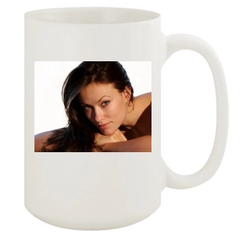 Olivia Wilde 15oz White Mug