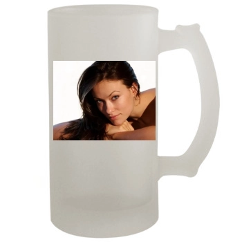 Olivia Wilde 16oz Frosted Beer Stein