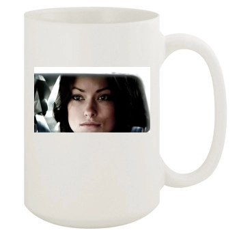 Olivia Wilde 15oz White Mug