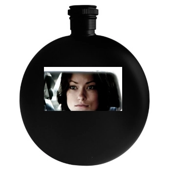 Olivia Wilde Round Flask