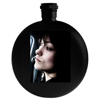 Olivia Wilde Round Flask