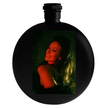 Olivia Wilde Round Flask