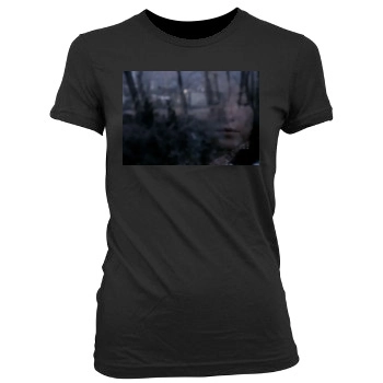 Olivia Wilde Women's Junior Cut Crewneck T-Shirt