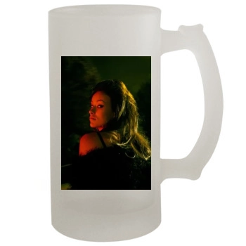 Olivia Wilde 16oz Frosted Beer Stein