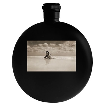 Olivia Wilde Round Flask