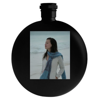 Olivia Wilde Round Flask