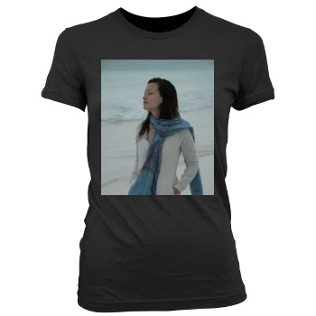 Olivia Wilde Women's Junior Cut Crewneck T-Shirt