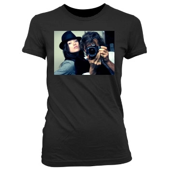 Olivia Wilde Women's Junior Cut Crewneck T-Shirt