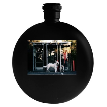 Olivia Wilde Round Flask