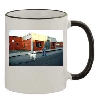 Olivia Wilde 11oz Colored Rim & Handle Mug