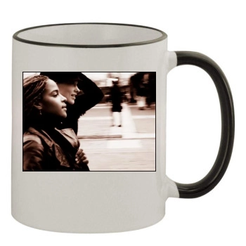 Olivia Wilde 11oz Colored Rim & Handle Mug