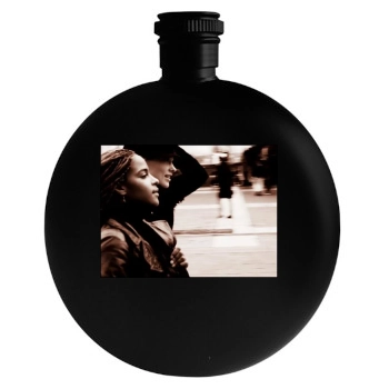 Olivia Wilde Round Flask