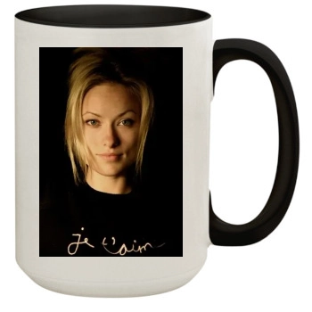 Olivia Wilde 15oz Colored Inner & Handle Mug