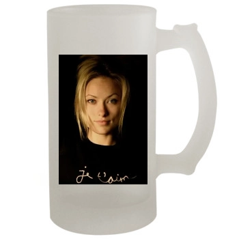 Olivia Wilde 16oz Frosted Beer Stein