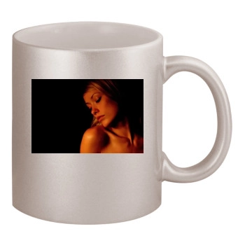 Olivia Wilde 11oz Metallic Silver Mug