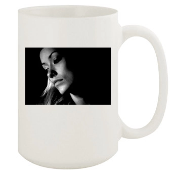 Olivia Wilde 15oz White Mug