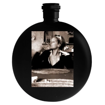 Olivia Wilde Round Flask