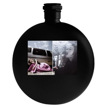 Olivia Wilde Round Flask