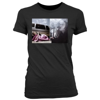 Olivia Wilde Women's Junior Cut Crewneck T-Shirt