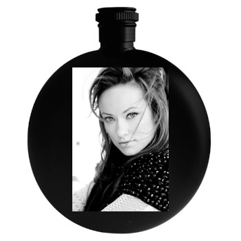 Olivia Wilde Round Flask