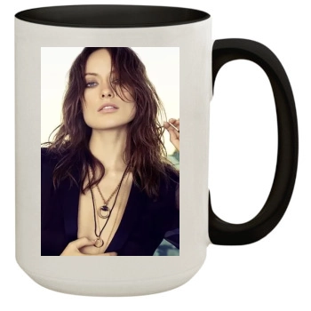 Olivia Wilde 15oz Colored Inner & Handle Mug