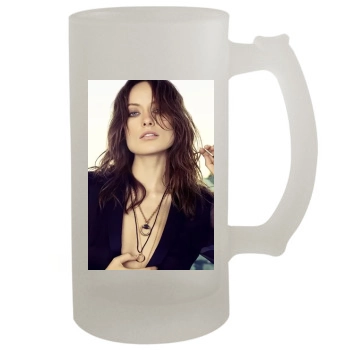 Olivia Wilde 16oz Frosted Beer Stein