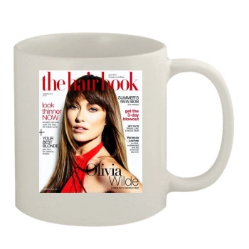 Olivia Wilde 11oz White Mug