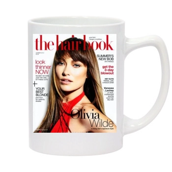 Olivia Wilde 14oz White Statesman Mug