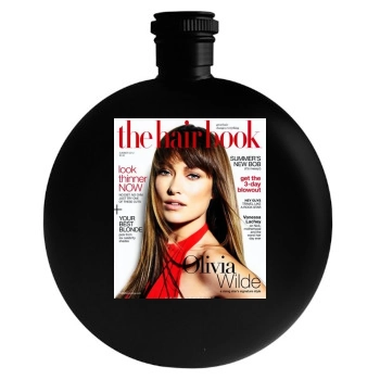 Olivia Wilde Round Flask