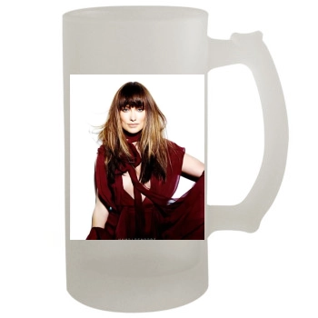 Olivia Wilde 16oz Frosted Beer Stein