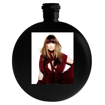 Olivia Wilde Round Flask