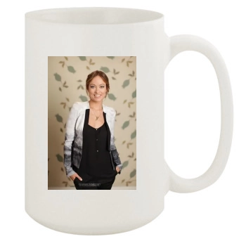 Olivia Wilde 15oz White Mug