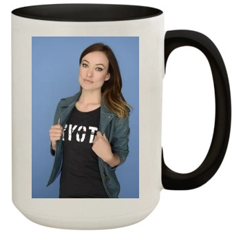 Olivia Wilde 15oz Colored Inner & Handle Mug