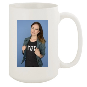 Olivia Wilde 15oz White Mug