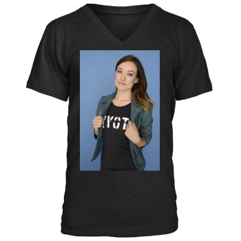 Olivia Wilde Men's V-Neck T-Shirt