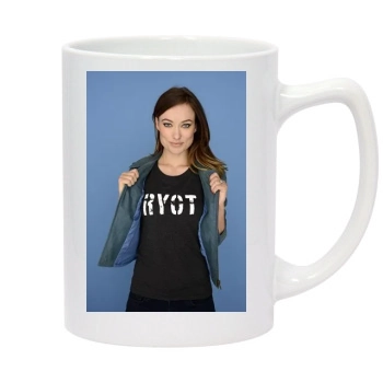 Olivia Wilde 14oz White Statesman Mug