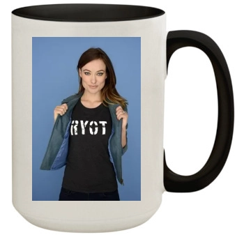 Olivia Wilde 15oz Colored Inner & Handle Mug